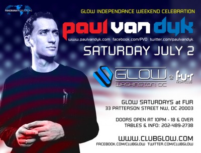 Paul van Dyk 2011 USA Glow Washington DC