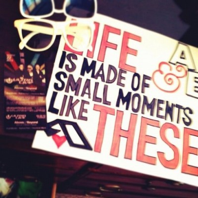 above & beyond these small moments